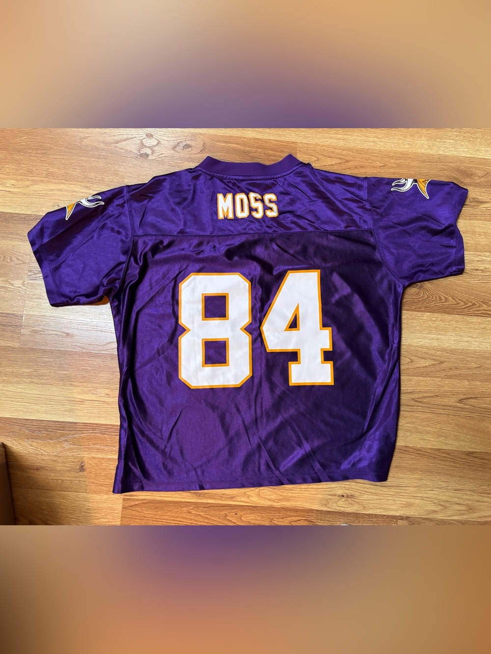 NFL for Her Randy Moss #84 Purple Football Jersey size Large